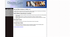 Desktop Screenshot of dinittolaw.com